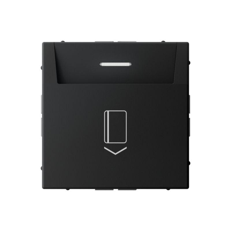 Выключатель карточный ArtGallery 10А без задержки времени быстрозажим. клем. карбон SE GAL001014S