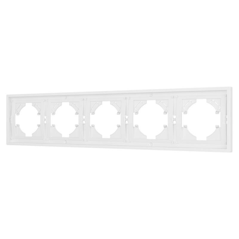 Рамка пластиковая FRM-TENDO-PL-5-WH Arlight 053851