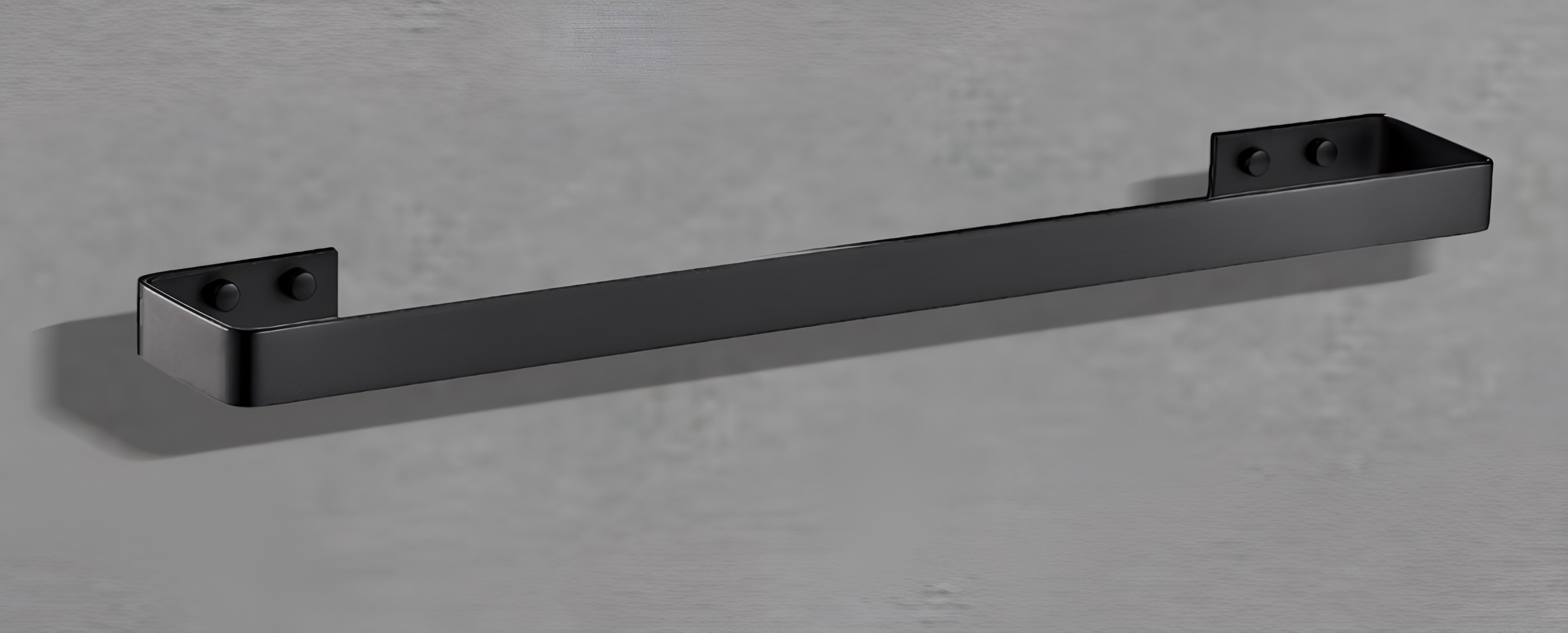 Держатель CR-D01-02MB для полотенец из нержавеющей стали BOCH MANN (590х30х75), цвет черный