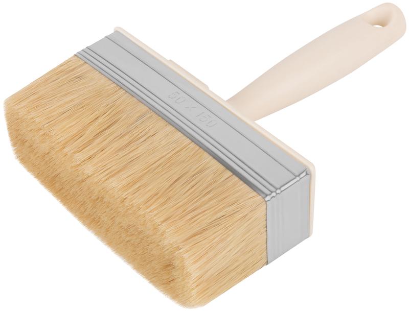 Макловица натуральная светлая щетина пластиковый корпус "мини" 50х150мм FIT 01654