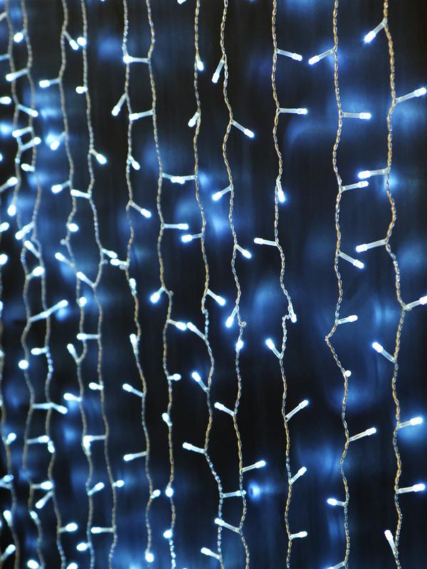 Гирлянда "Занавес" ICLLD300W-C 300LED бел. 3х3м 8режимов IP20 SHLights 4690601052988