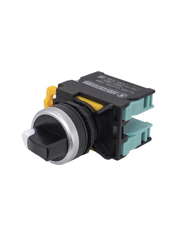 Переключатель ВК22-ED33 2НО на 3 положения с фиксацией I-O-II стандартная рукоятка d22мм IP65 Электротехник ET521026