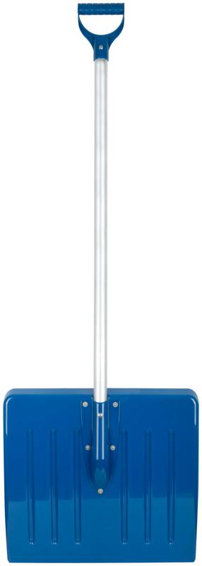 Лопата для уборки снега средняя Профи 460х420х1350мм алюм. черенок; поликарбонат. FIT 68118