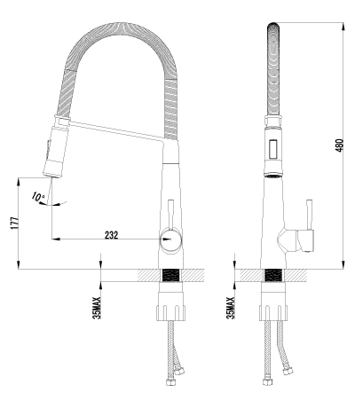 Смеситель для кухонной мойки Lemark Soul (LM6002C)