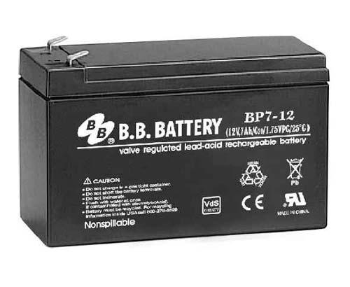 Аккумулятор 12В 7А.ч BP 7-12 B.B. Battery