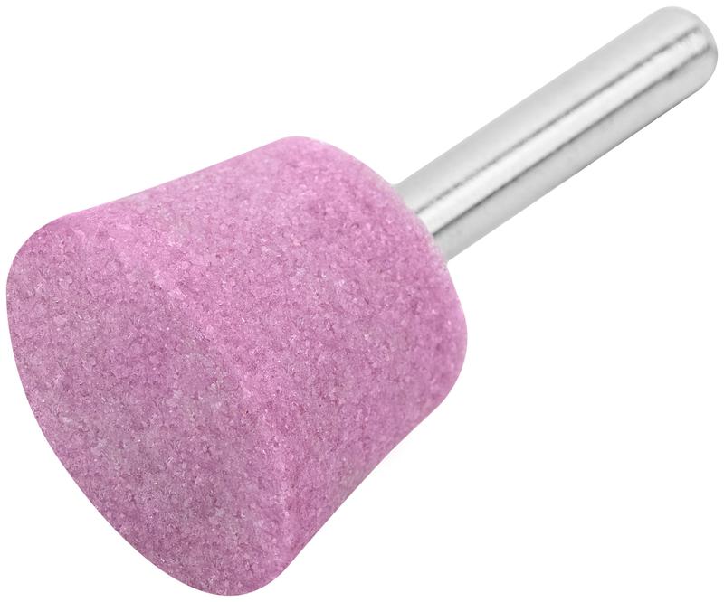 Шарошка абразивная по металлу хвостовик 6мм трапеция 25х20мм FIT 36965