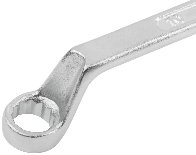 Ключ накидной "Хард" хромированное покрытие 8х10мм FIT 63611