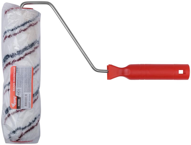 Валик 230мм d40/62мм ворс 11мм бюгель 6мм стержневая система микроволокно КУРС 02558