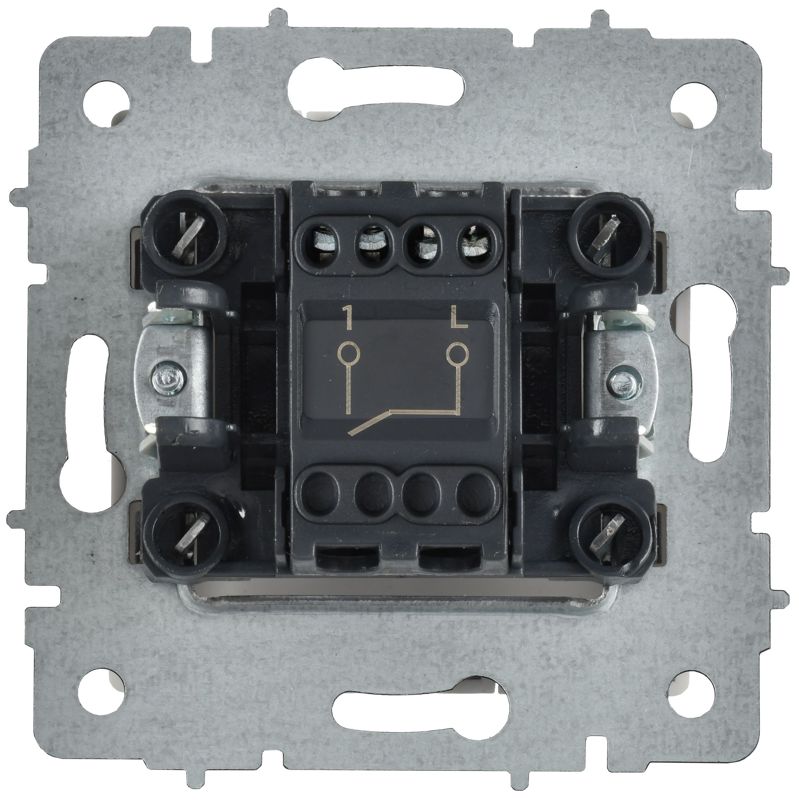 Выключатель 1-кл. СП BRITE ВС10-1-0-БрАБ 10А механизм арктич. бел. IEK BR-V10-0-10-K91