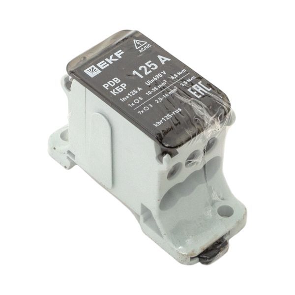 Блок распределительный клеммный КБР 125A EKF kbr125-rus