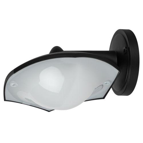 Светильник светодиодный садово-парковый ДБУ 07-8-007 Дели 5 8Вт 3000К IP44 6 гранный настенный черн. Эра Б0064316