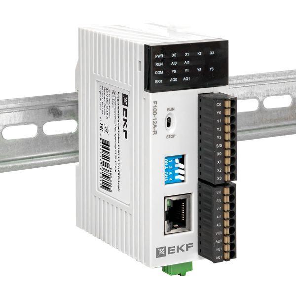 Контроллер программируемый F100 12 в/в PRO-Logic (с поверкой) EKF F100-12A-R-V