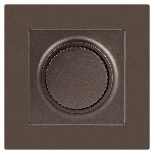 Светорегулятор поворотный СП Accent 6-401-08 600Вт 230В IP20 бронза Intro Б0063684