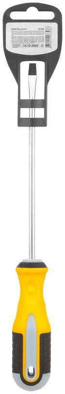 Отвертка "Старт" CrV сталь прорезинен. ручка 5х150мм SL FIT 55185
