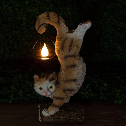 Светильник садовый ERASF22-01 "Кот Акробат" 37см уличный на солнечн. батареях Эра Б0053352