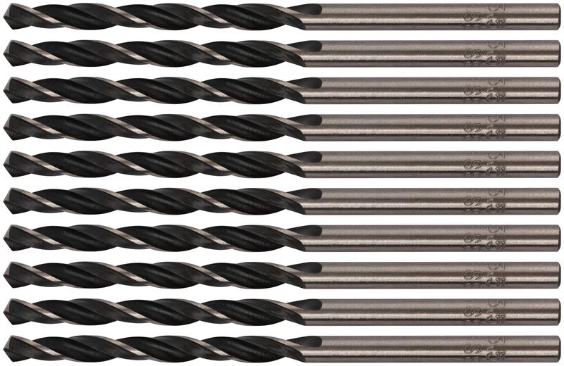 Сверло по металлу HSS черненые 3.5х70мм (уп.10шт) FIT 33535