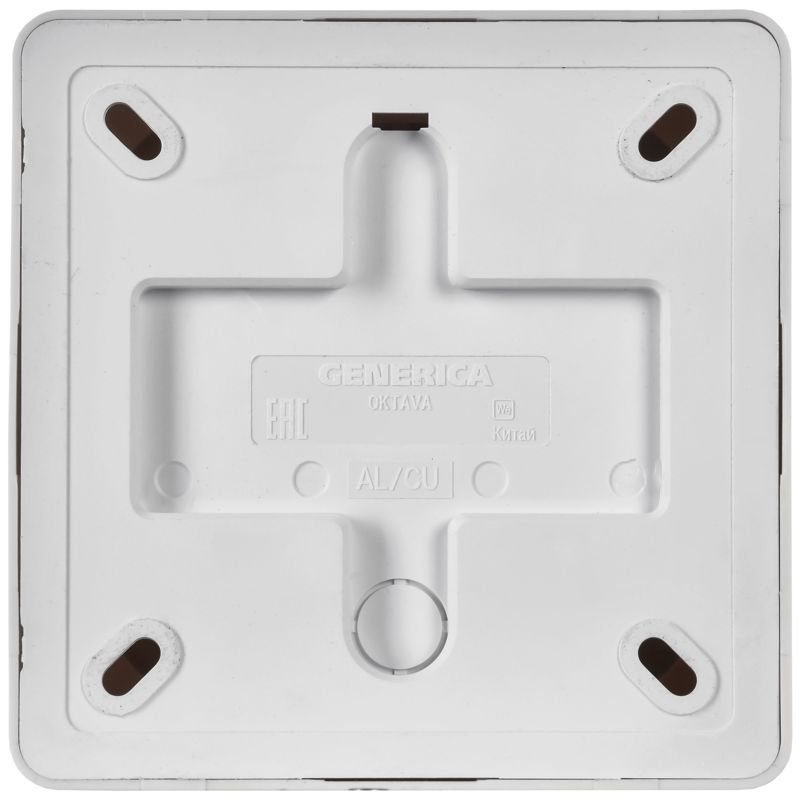 Розетка 4-м ОП Октава 10А IP20 без заземл. бел. GENERICA ERO40-K01-10-DC