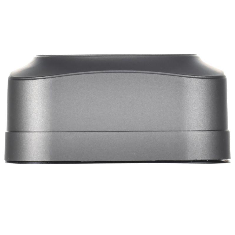 Розетка 3-м ОП GLORY РС23-2-ХСм 10А без заземл. без защ. шторок сталь матов. IEK ERH30-K46M-10