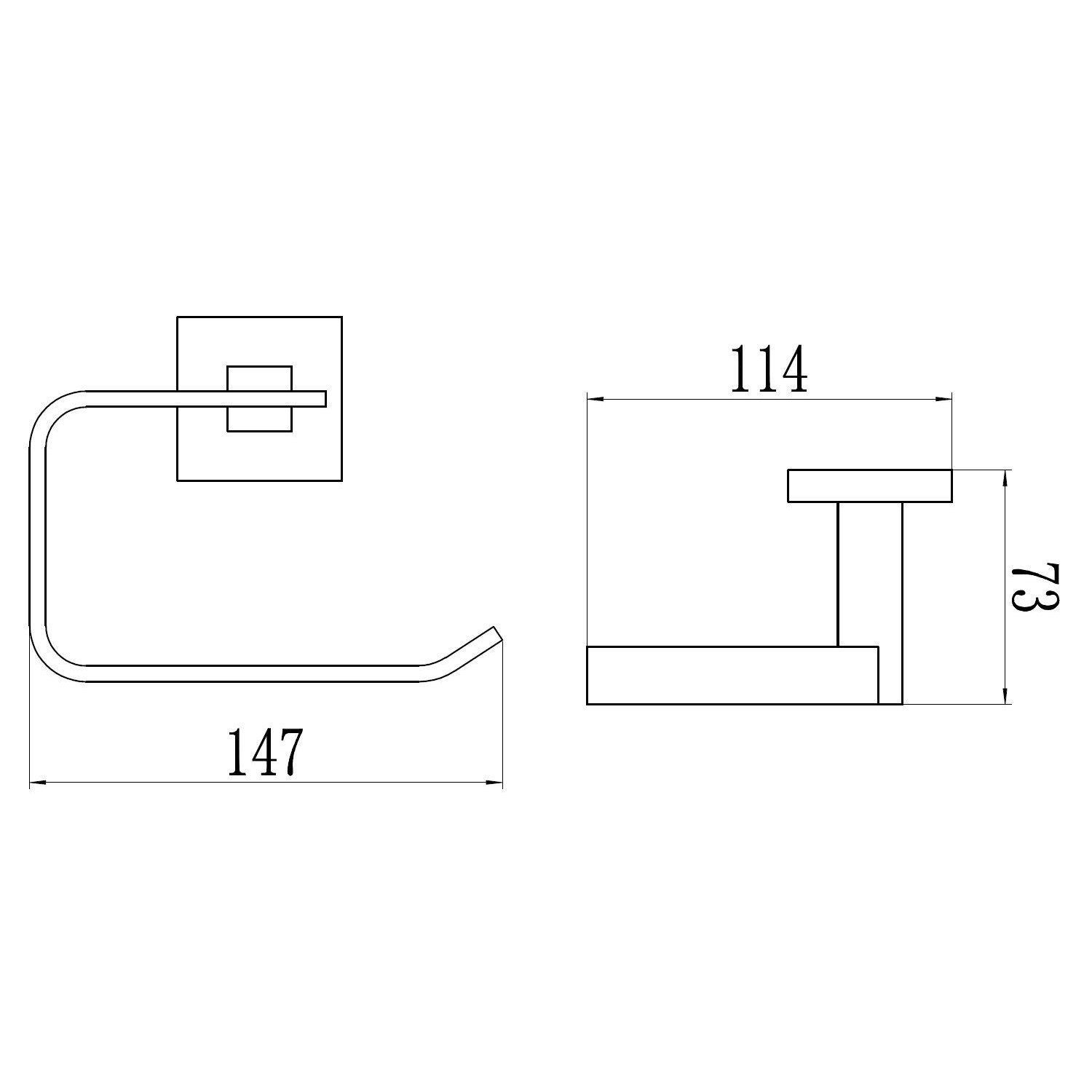 Держатель для туалетной бумаги Savol S-06552Q, графит