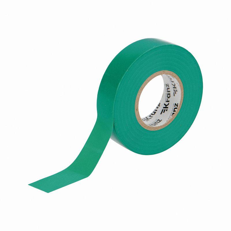 Изолента ПВХ профессиональная 0.18х19мм 20м зел. Kranz KR-09-2803