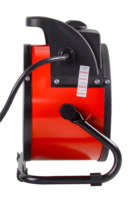 Пушка тепловая электрическая ТЭПК-3K керамич. нагревательный элемент кругл. корпус Ресанта 67/1/41