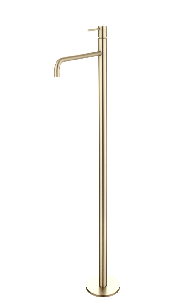 Смеситель для умывальника напольный Uno Matt Gold