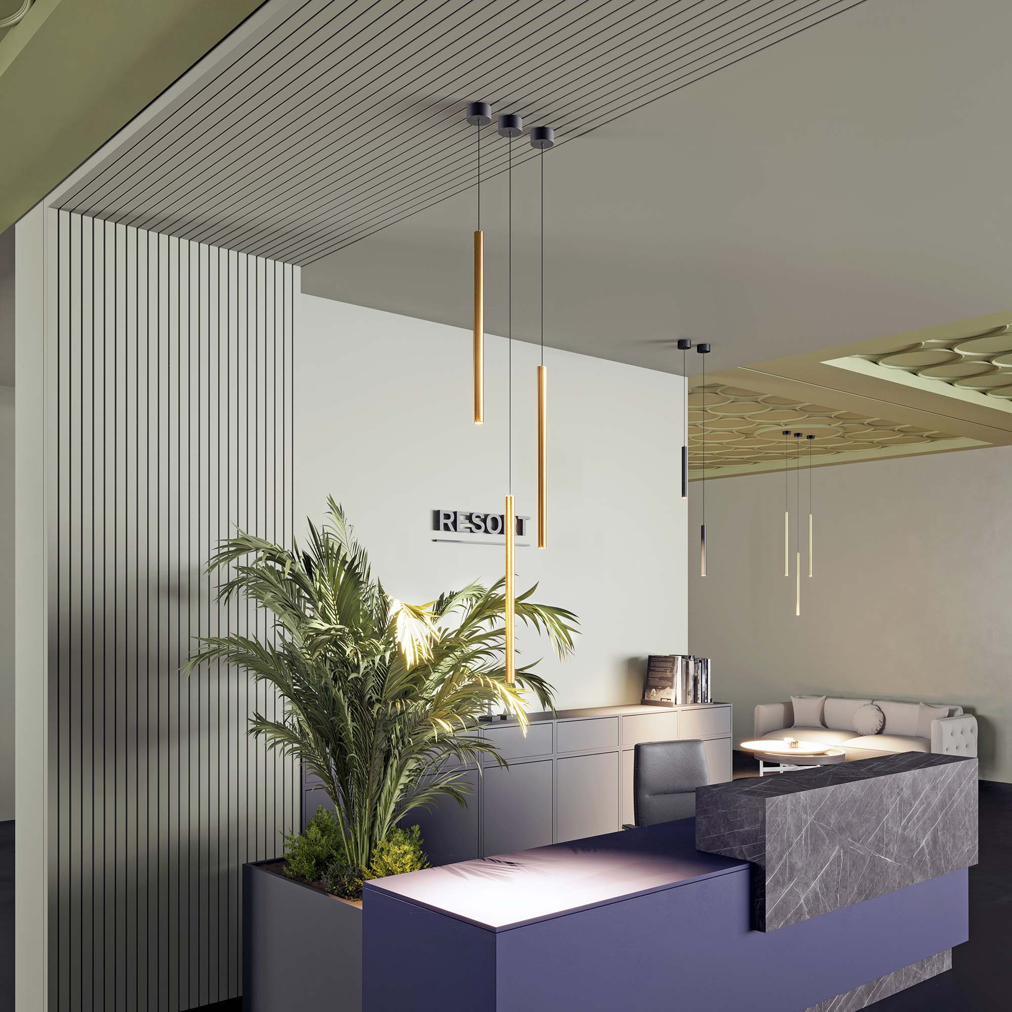 Светильник SP-PIPE-HANG-L600-R30-9W Day4000 (WH, 24 deg, 230V) (IP20 металл, 3 года)