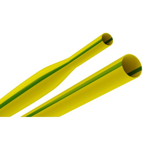 Трубка термоусадочная ТТУ нг-LS 16/8 1м желт./зел. (уп.25шт) Эра Б0067458