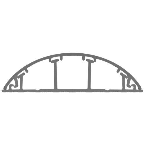 Кабель-канал 70х16 L2000 напольный светло-сер. RAL 7035 KK-70-16-FLG Эра Б0061680