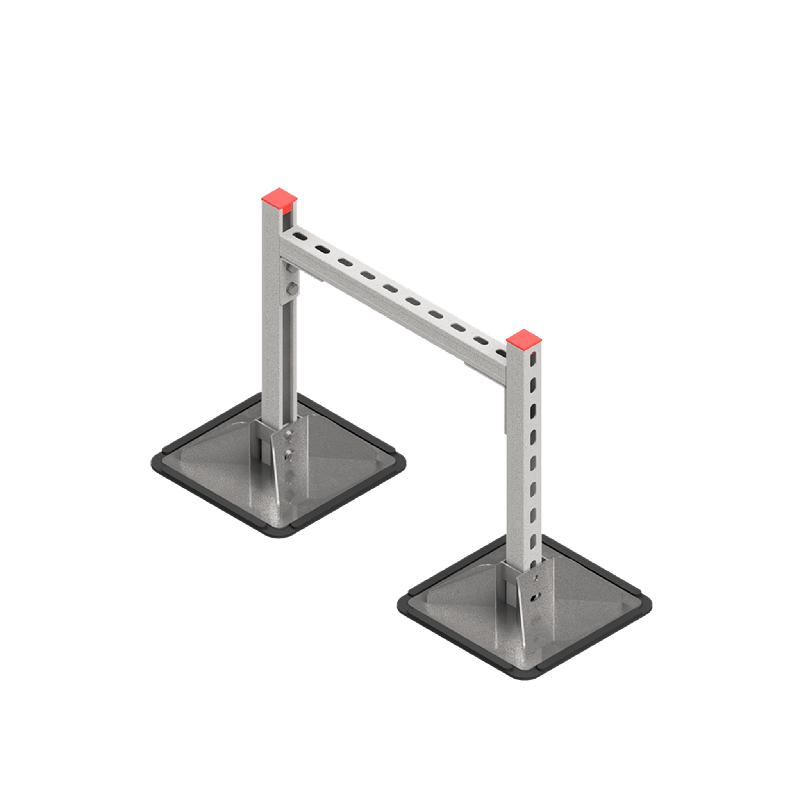 Конструкция опорная для горизонт. прямоугольн. воздуховодов и метал. лотков кабеленесущих систем TECHNORAPTOR STEELFOOT 500х500 KM-TR-STF-SSHRAD-500-500 КМ TR0165