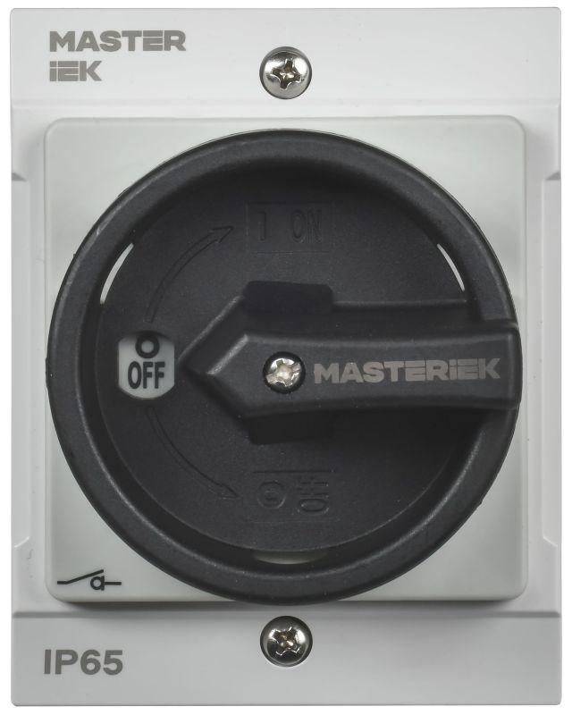 Переключатель кулачковый 10А (сх. 91) в боксе закрытая рукоятка IEK MI-CS21-010-091