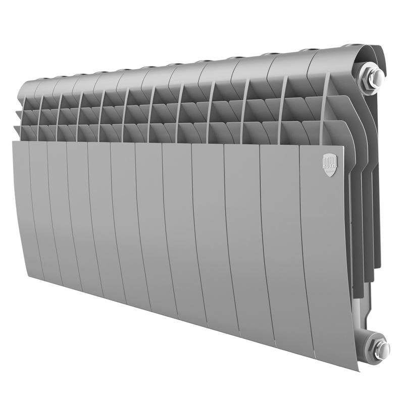 Радиатор BILINER B 350 12 секц. биметал. серебр. Royal Thermo НС-1682247