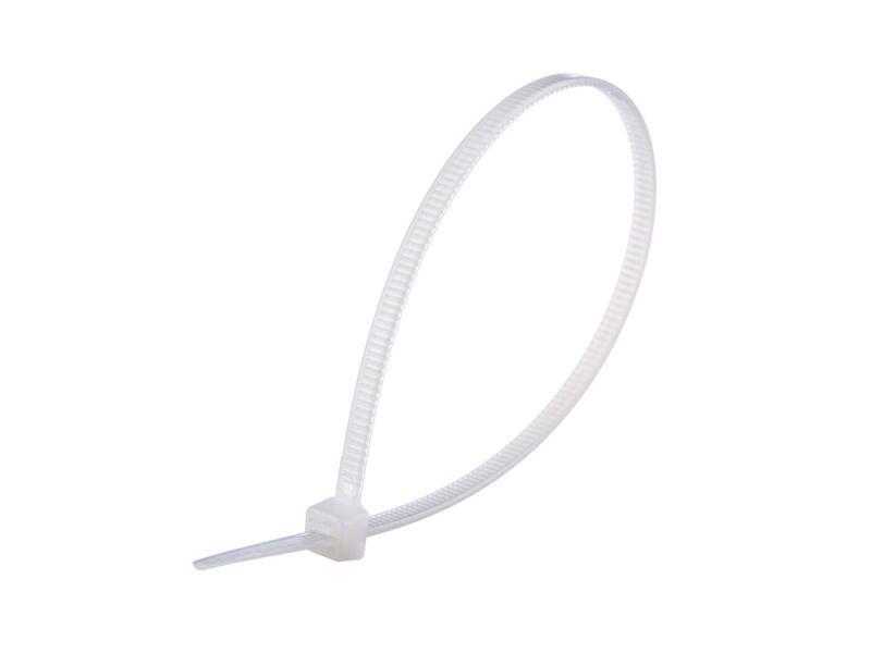 Стяжка кабельная 380х7.6 бел. (уп.100шт) SE IMT38076W