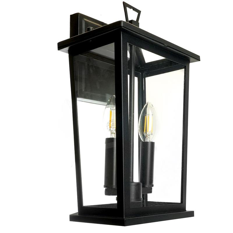 Светильник садово-парковый с клеммой в комплекте 60Вт 230В E14 черн. PL751 FERON 51279