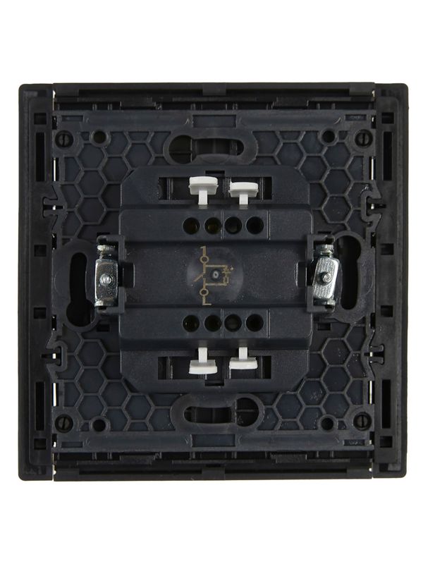 Выключатель 1-кл. СП FORTE&PIANO 10А FP302 с индикацией сер. IEK FP-V10-1-10-1-K03