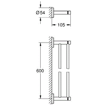 Полотенцедержатель Grohe Essentials 40802001