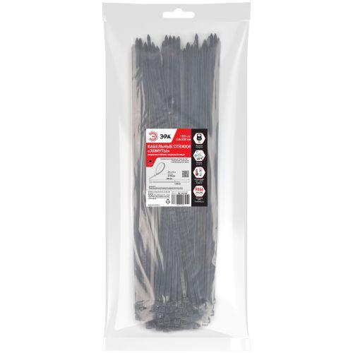 Хомут кабельный 4.8х200 морозостойкий нейлон. черн. NO-224-602 (уп.100шт) Эра Б0066092