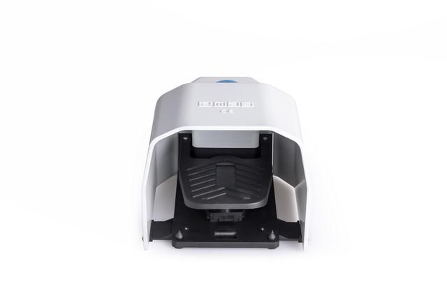 Педаль одиночная (1НО+1НЗ)+2НЗ 2 скорости с фиксацией с защитным кожухом (алюм.) сер. цвета (250В AC 4А) IP65 EMAS PDKS11GX23G