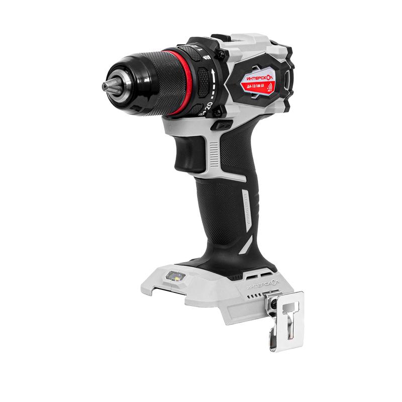 Дрель-шуруповерт аккумуляторная ДА-13/18В 55 Li-ion АПИ 18В 55Нм без АКБ и ЗУ бесщеточная картон ИНТЕРСКОЛ 952.0.0.70
