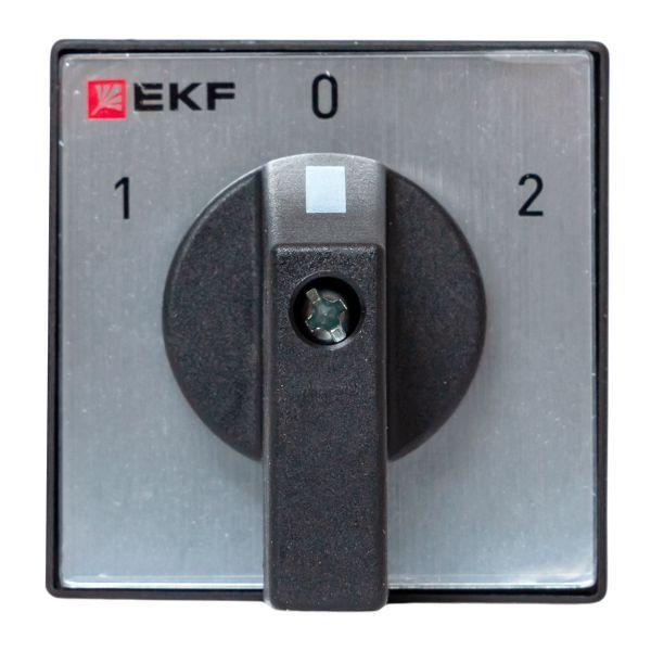 Переключатель кулачковый ПК-1-21 1п 25А "1-0-2" IP65 EKF pk-1-21-25-65