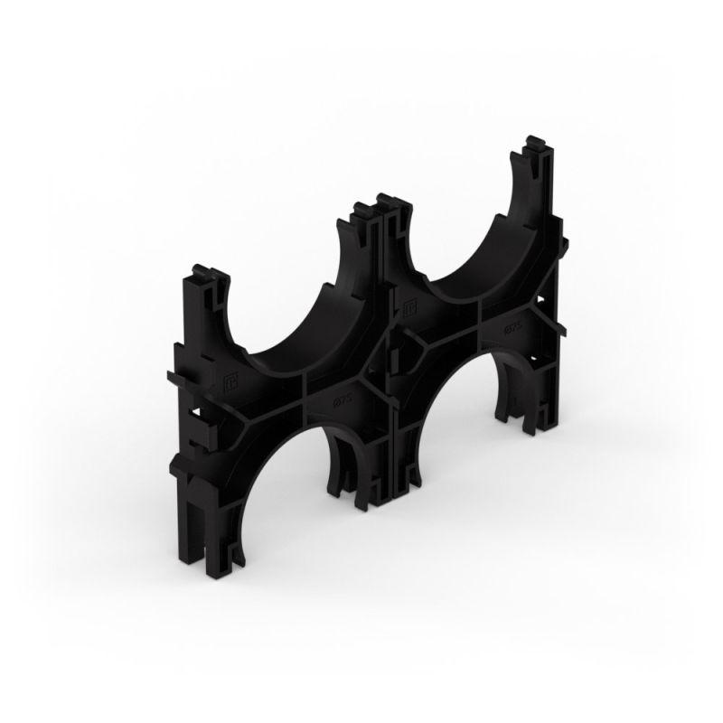 Кластер двойной двухсторонний для двустен. труб d75мм Промрукав PR13.02569