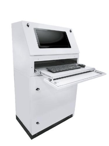 Корпус пульта управления системы для ПК 800х1325х400мм IP40 напольн. метал. сер. Cetinkaya Pano KMPC0804