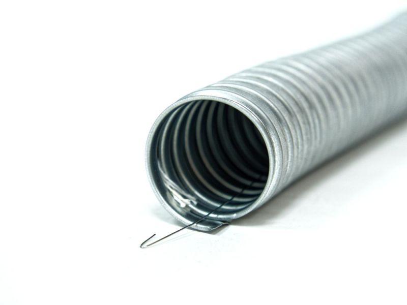 Металлорукав Р3-ЦХ 20 d20мм с протяжкой (уп.50м) ГОФРОМАТИК zeta42455