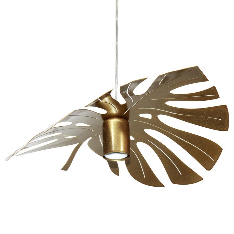 Светильник "Монстера" 211 НСБ 01-60-166 Е27 (ИМ) подвесной зол. Элетех 1005405186