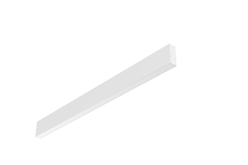 Светильник светодиодный Angusta High 1753х35х90 61Вт 3000К IP40 накладной аварийный автономный постоянного действия RAL9003 бел. муар рассеив. опал VARTON V1-R0-00543-20A00-4006130