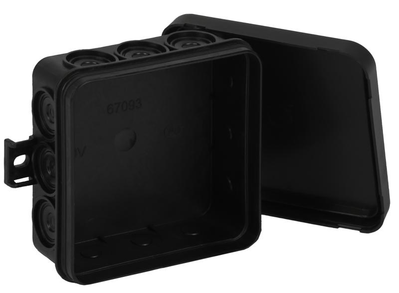 Коробка распределительная ОП Тусо 85х85х35мм УХЛ1 черн. Ruvinil 67093Ч