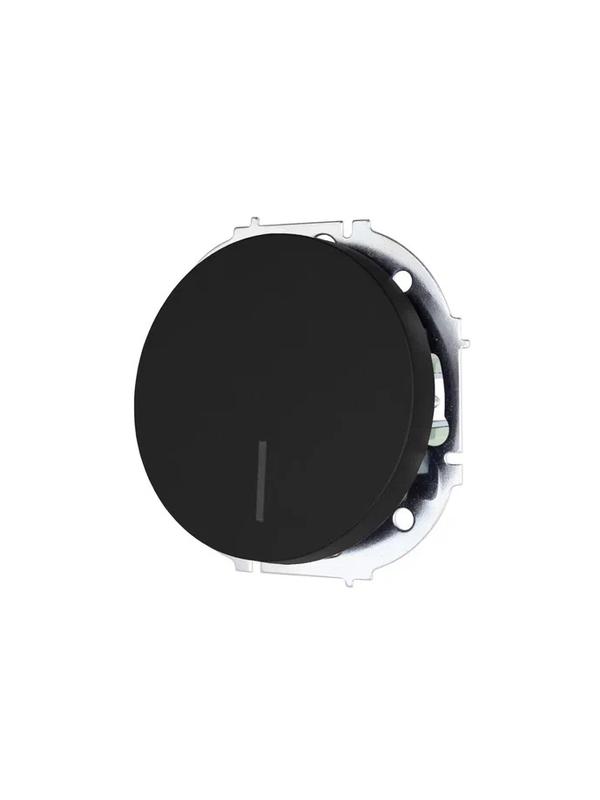 Выключатель 1-кл. СП OSEN 10А IP20 с подсветкой механизм черн. бархат LEZARD 743-4288-111