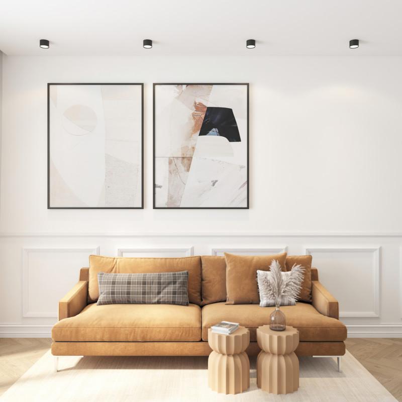 Светильник LUND 15Вт GX53 IP20 LED накладной алюм. черн. DENKIRS 772634