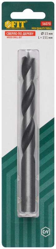 Сверло по дереву CrV Профи 13мм FIT 36070