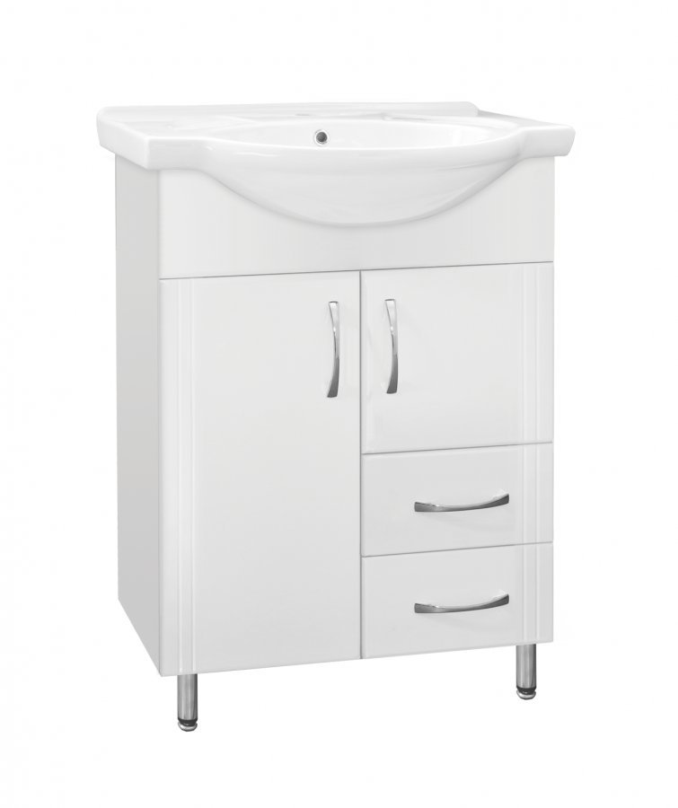 Тумба 10/2 (2 ящ.) под умывальник Байкал 60